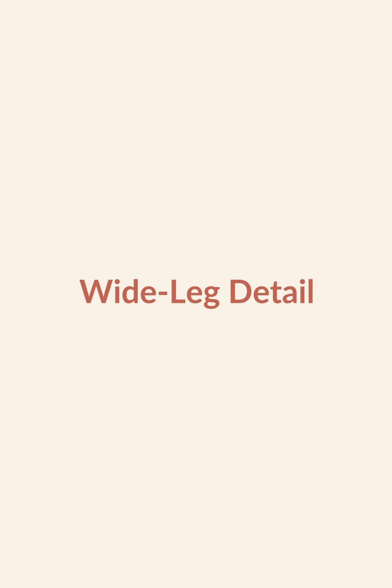 Linen Wide-Leg Trousers detail
