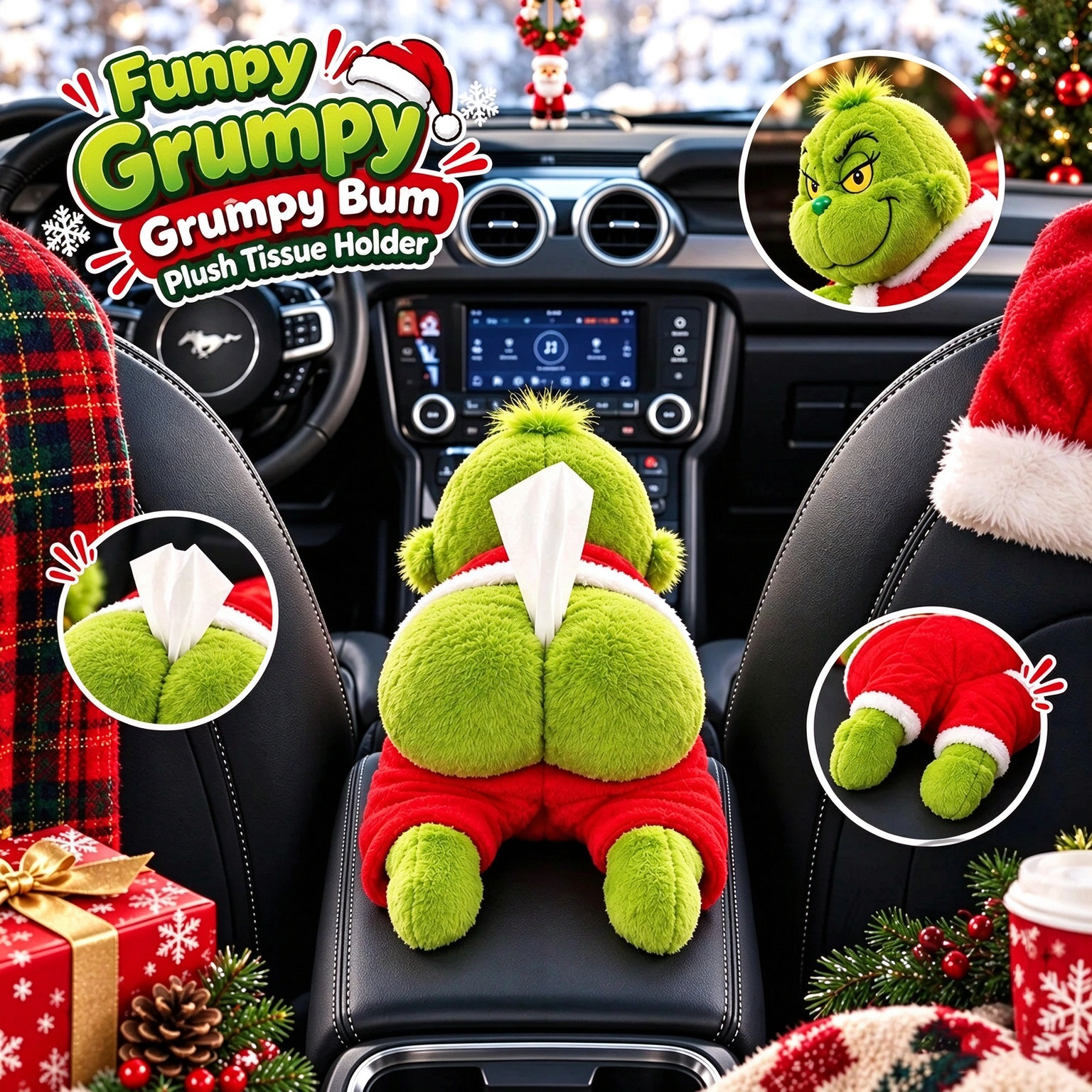 The GrumpyTush Tissue Holder