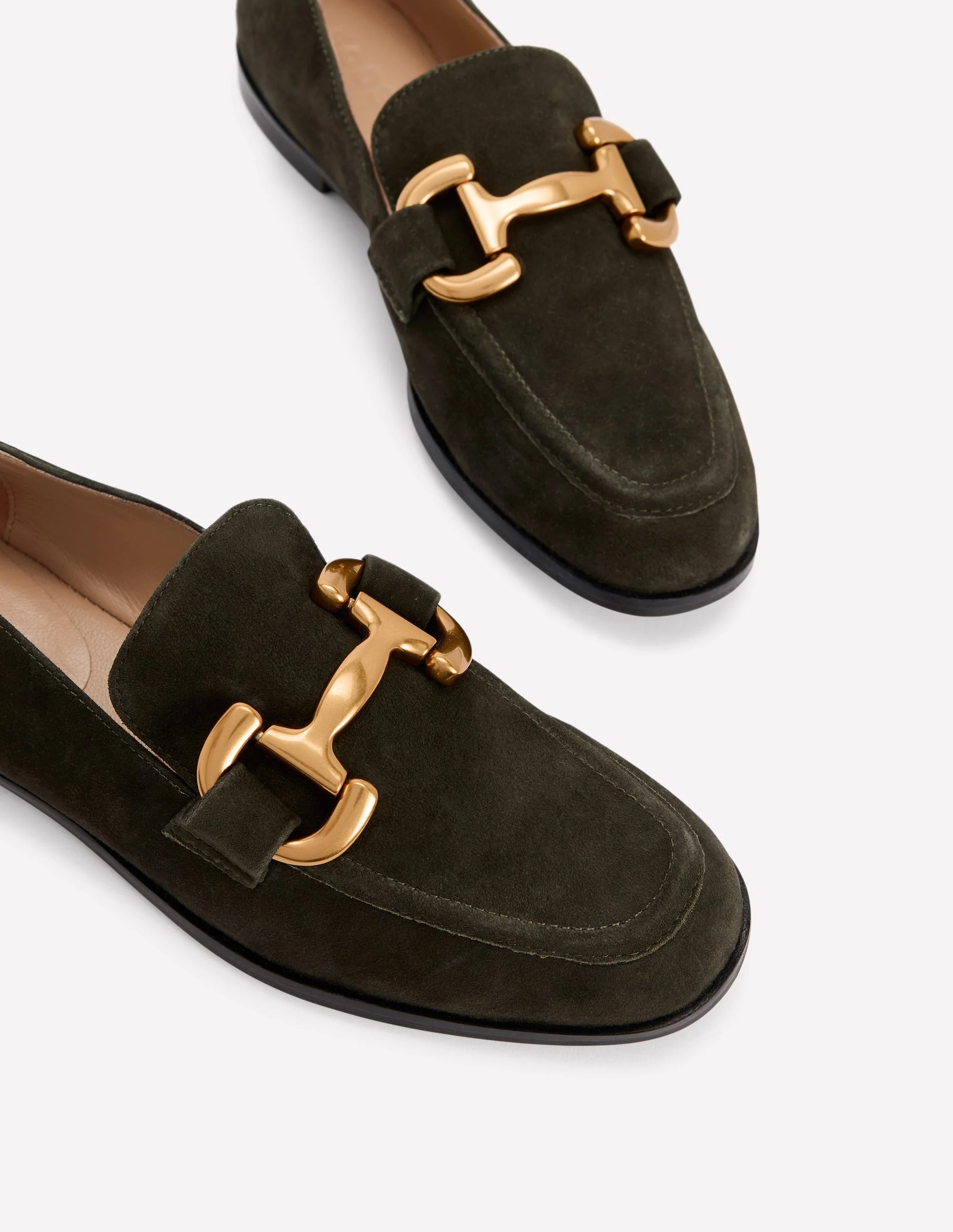 Snaffle Loafers-Woodland Green