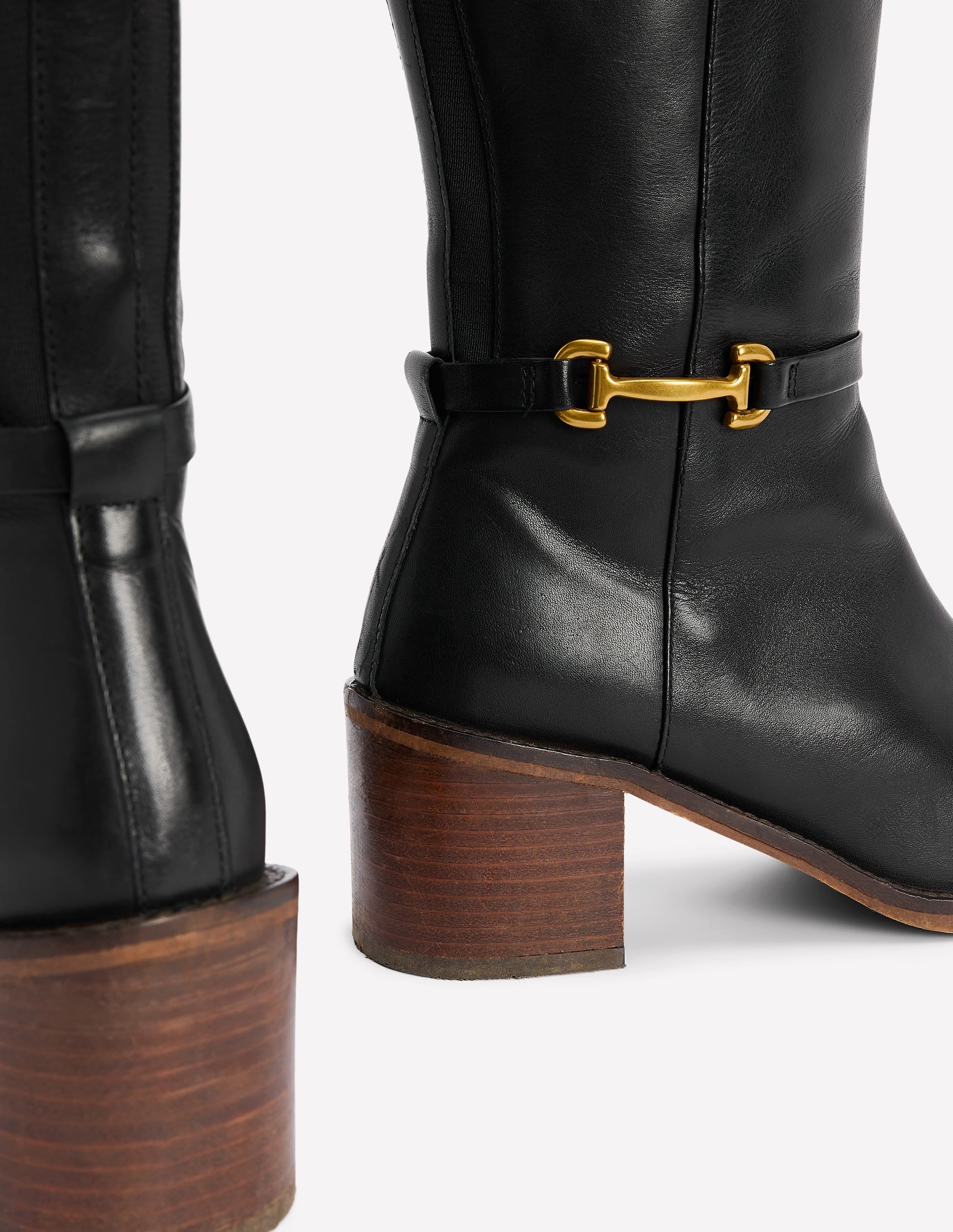Heel Boot-Black