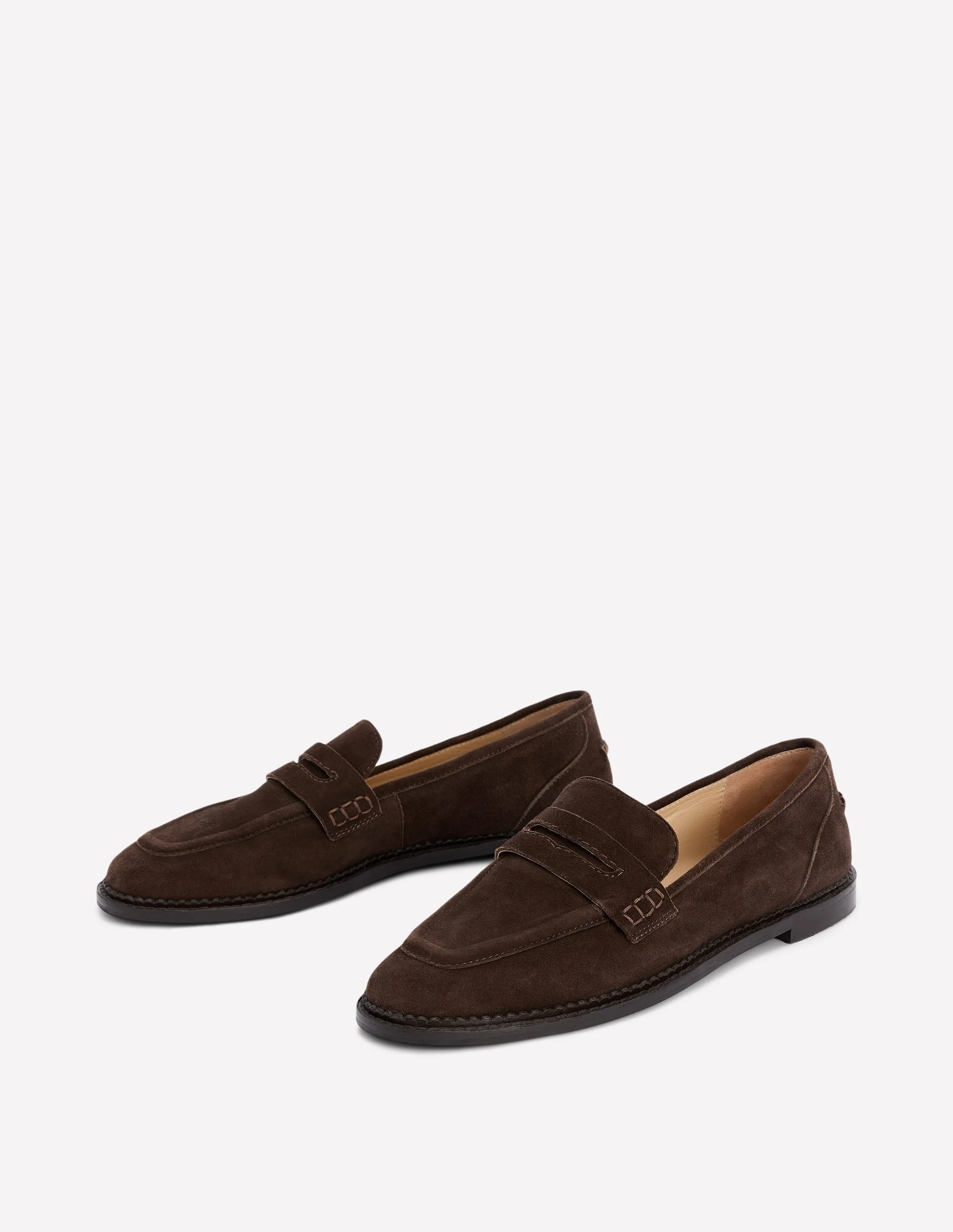 Loafers-Bitter Chocolate Suede