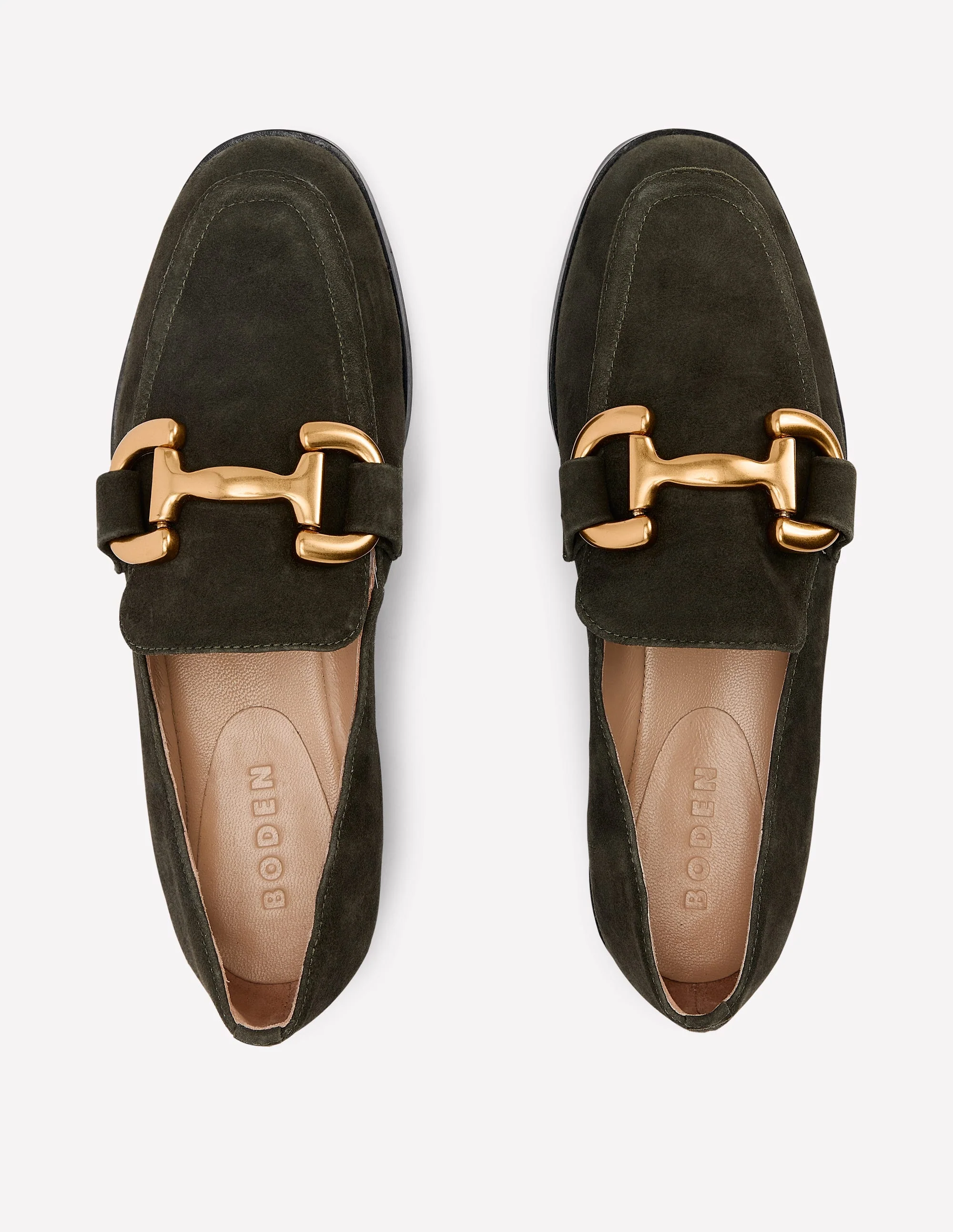 Snaffle Loafers-Woodland Green