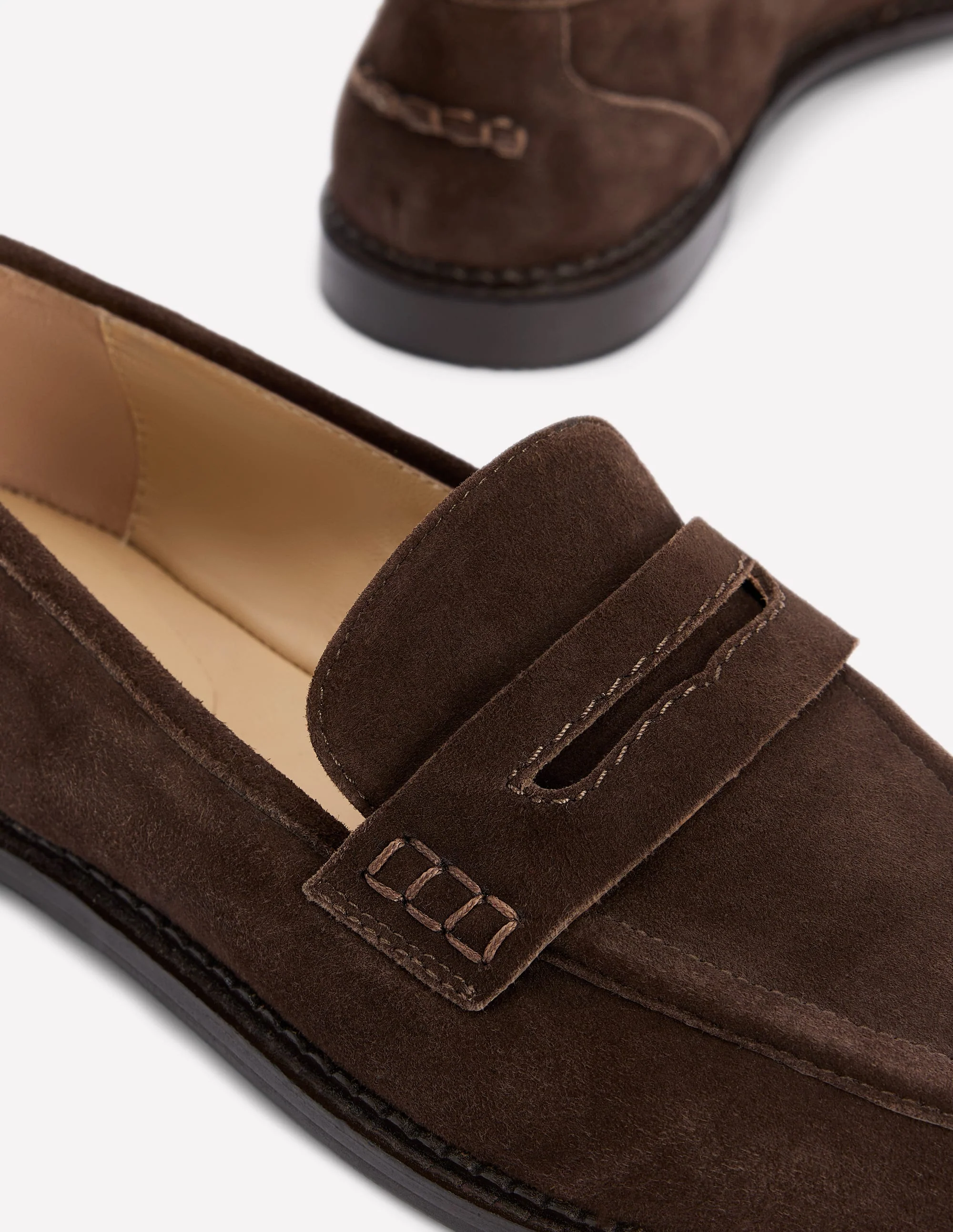Loafers-Bitter Chocolate Suede