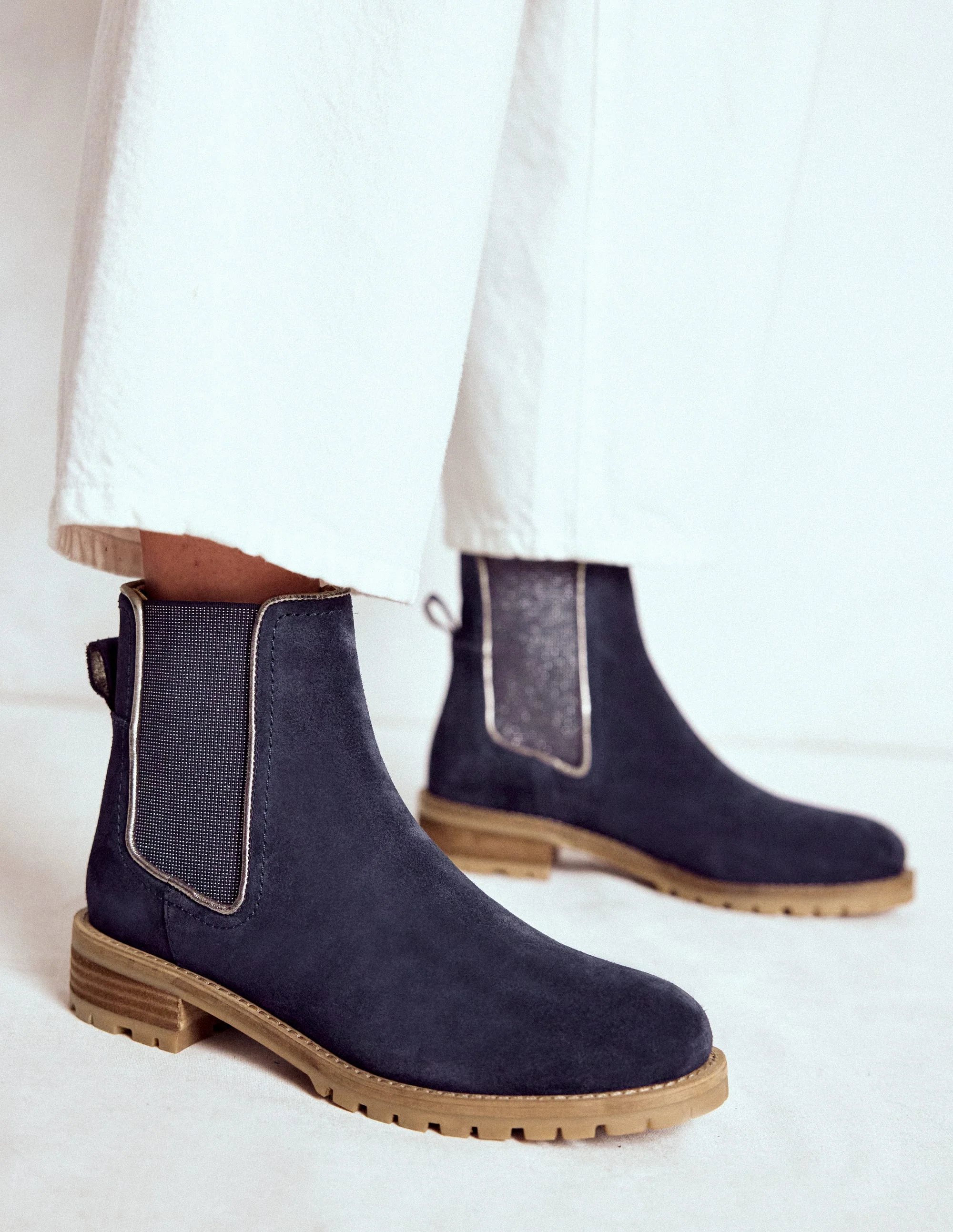 Chelsea Boots-Navy