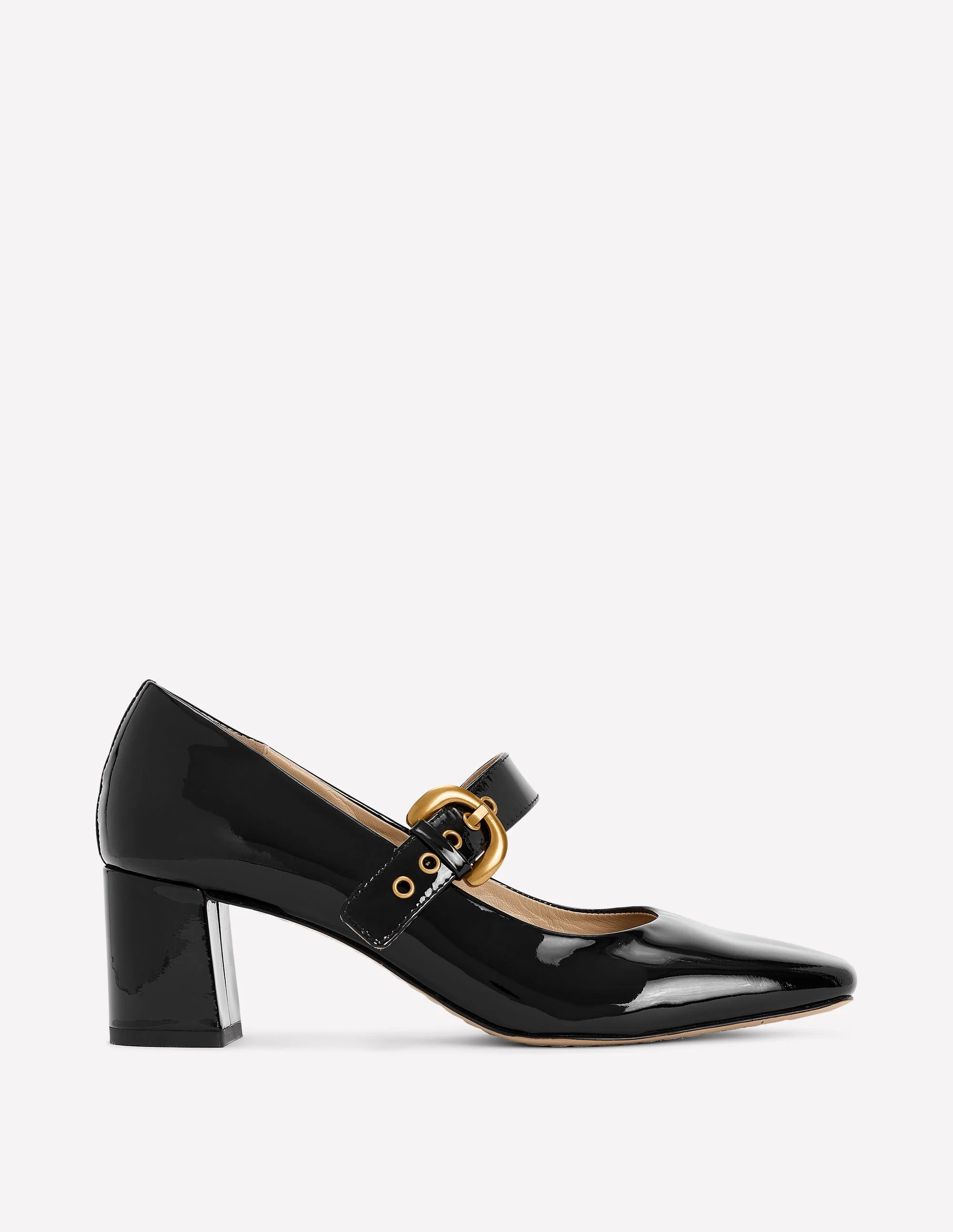 Heeled Buckle Black