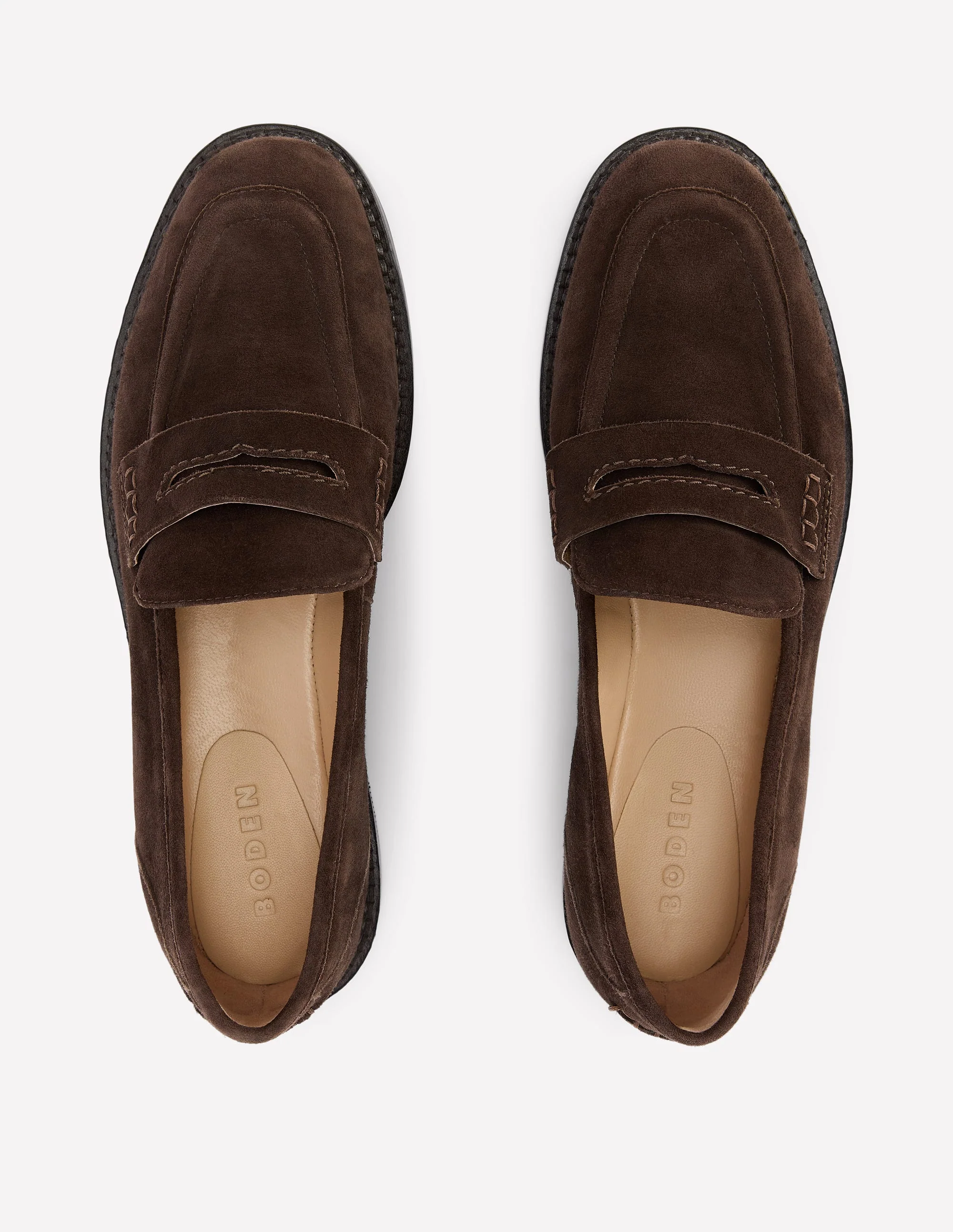 Loafers-Bitter Chocolate Suede