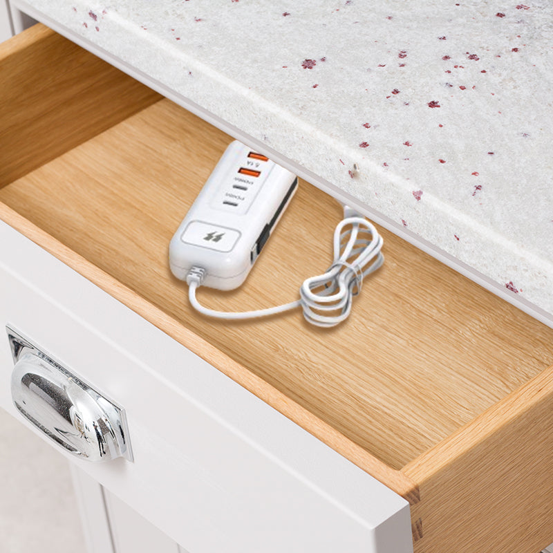 Features of the fast charging socket