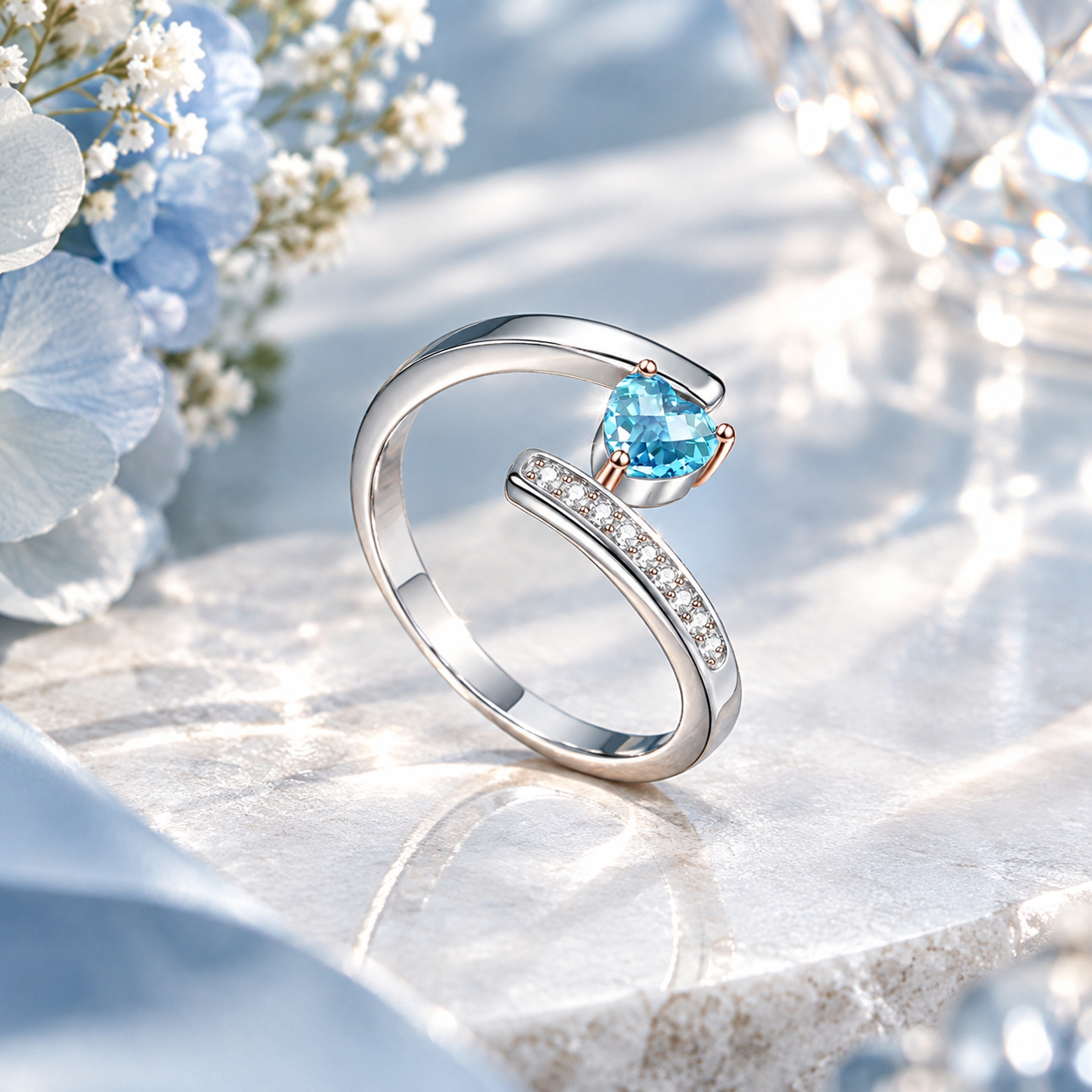 Engraved Birthstone Ring