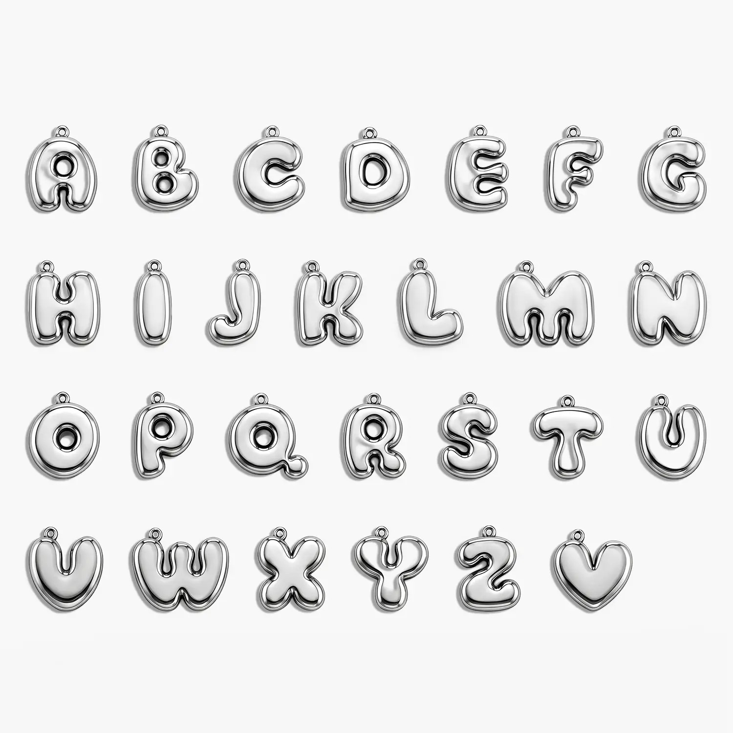 Bubble Up Initial Necklace