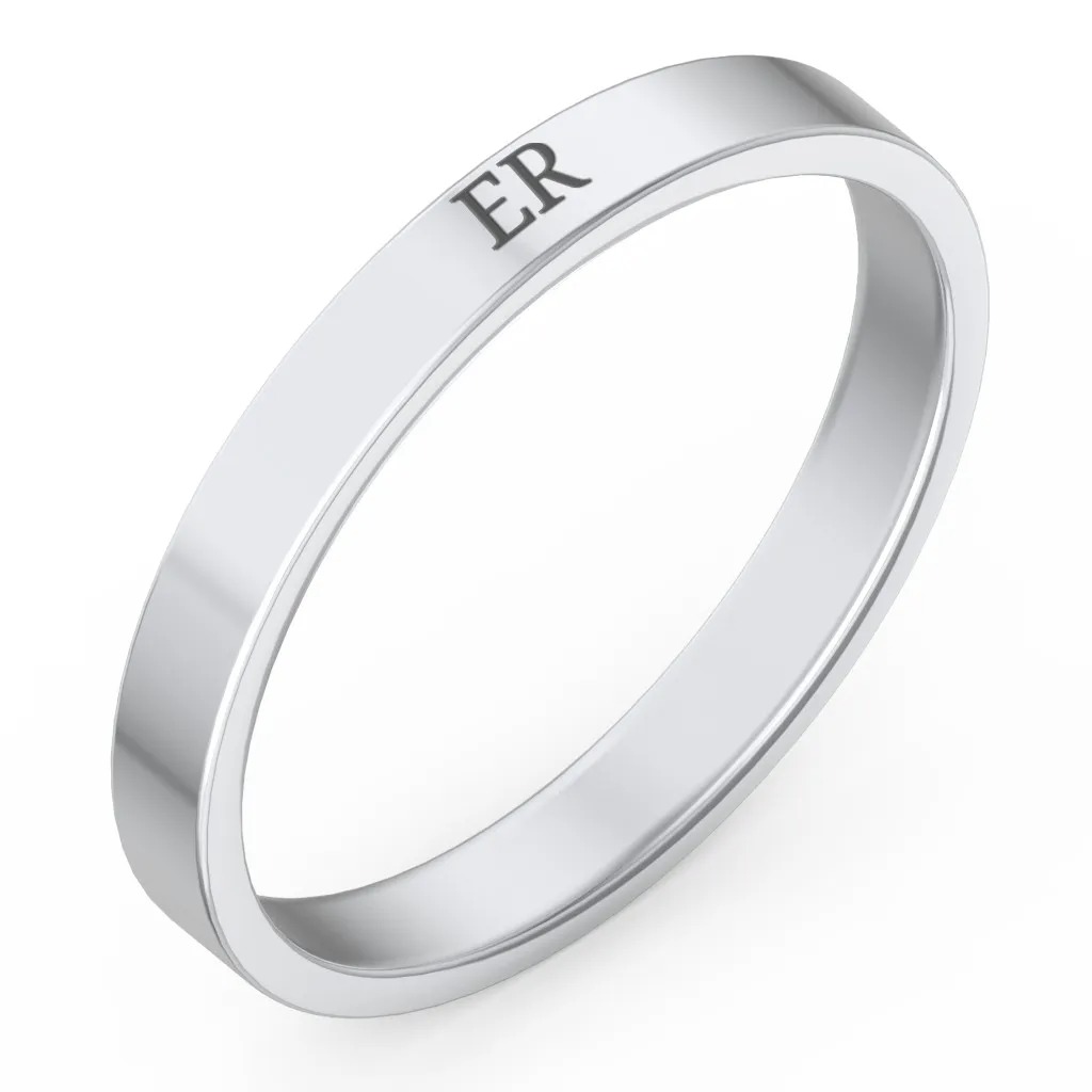Engravable Stacking Ring
