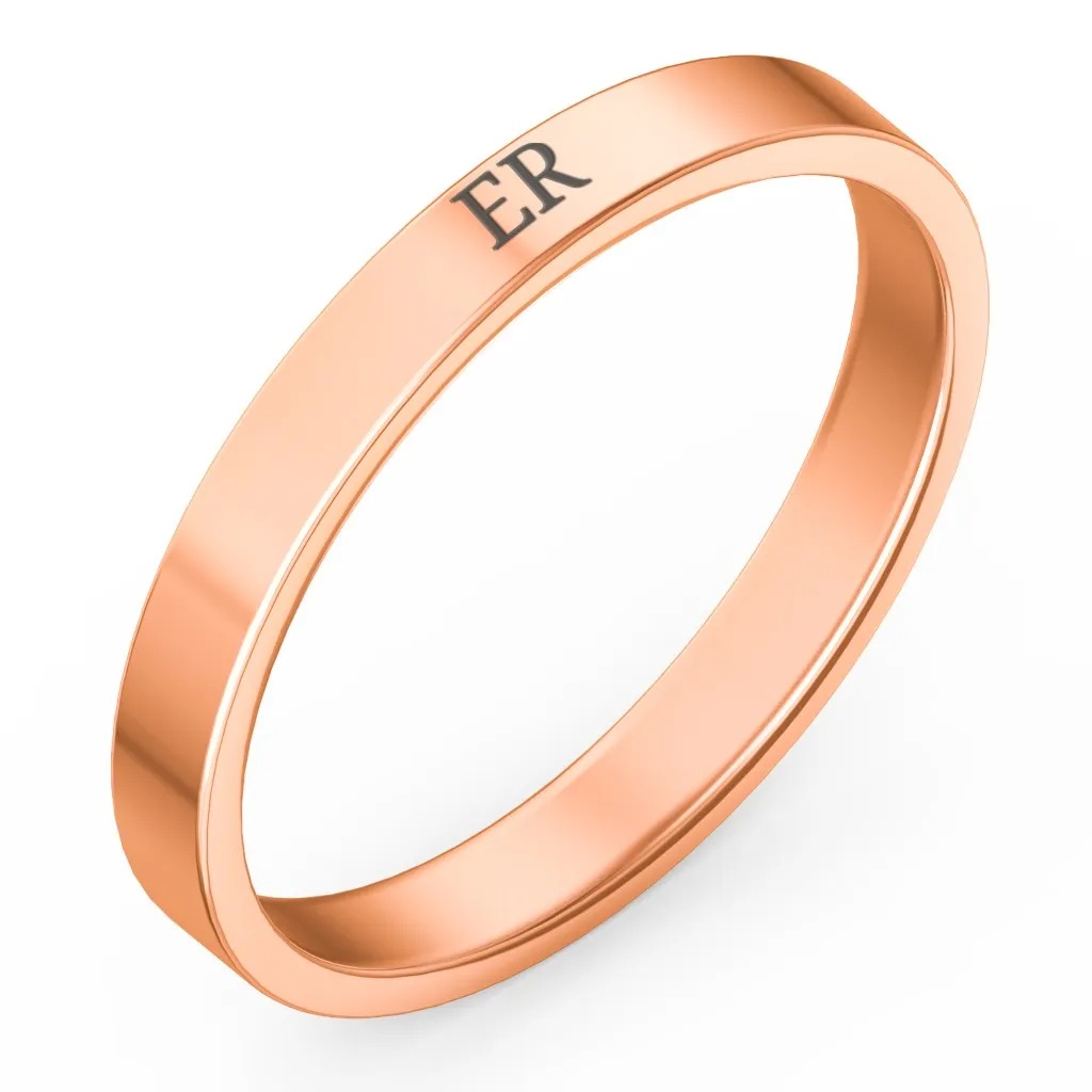Engravable Stacking Ring