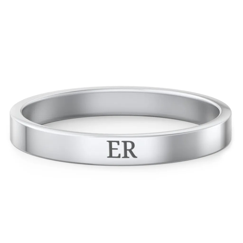 Engravable Stacking Ring