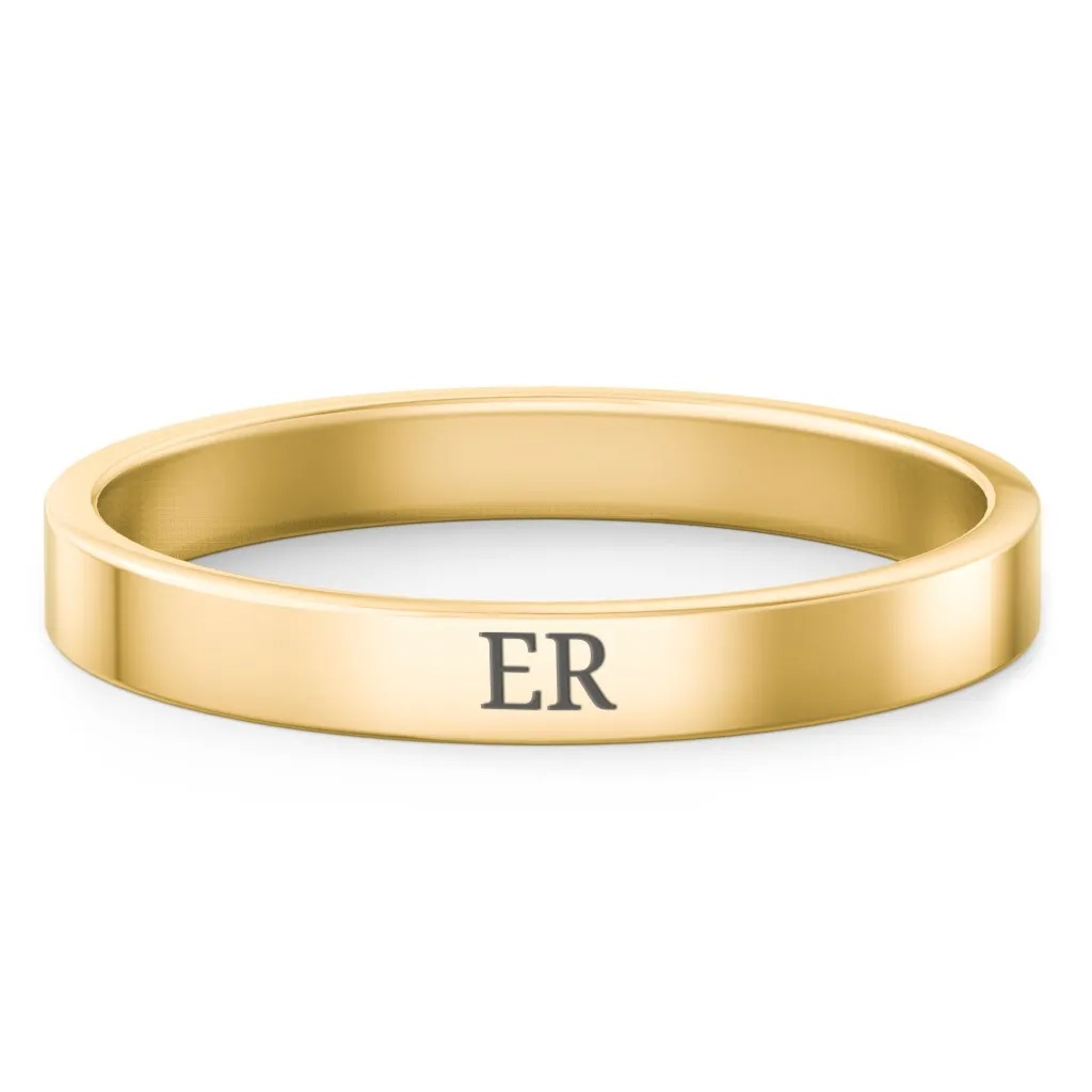Engravable Stacking Ring