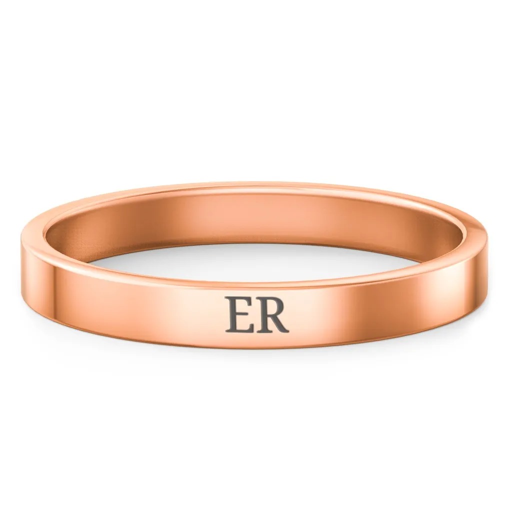 Engravable Stacking Ring