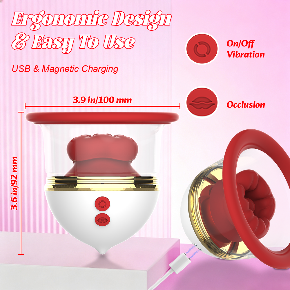 Angel Kiss Silicone Chest Massager