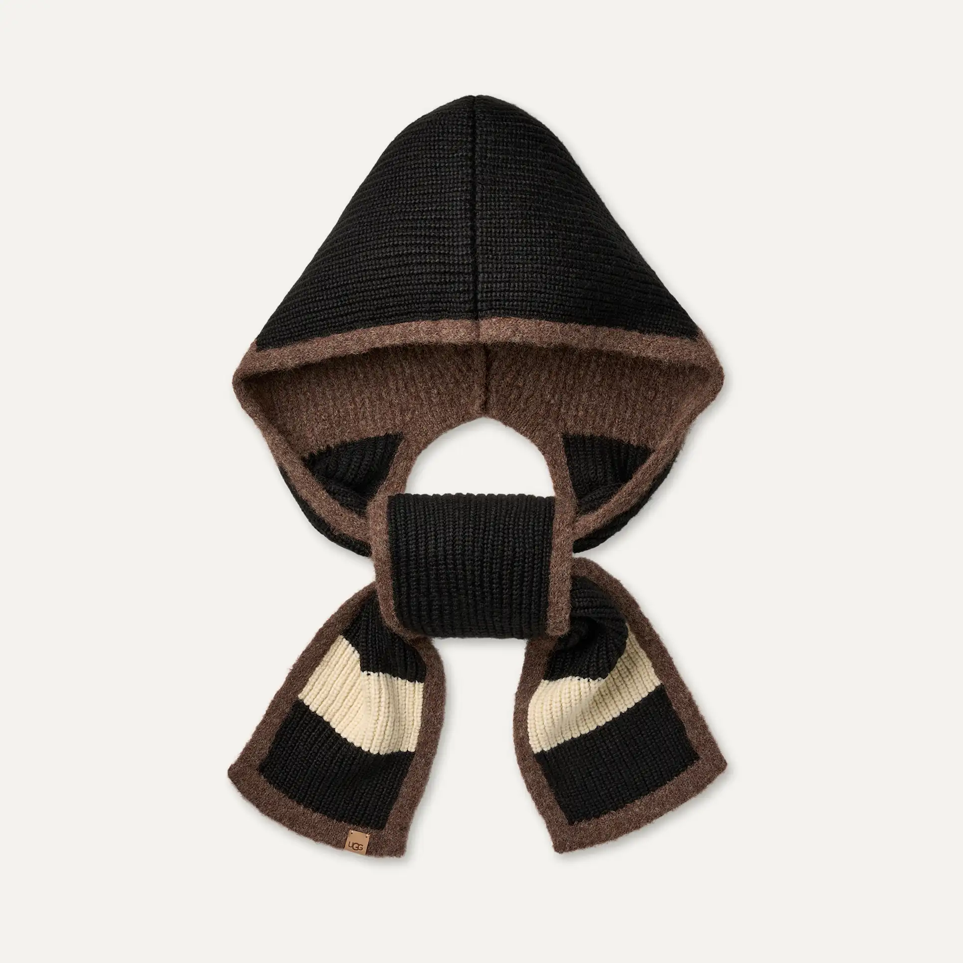Écharpe À Capuche Color Block