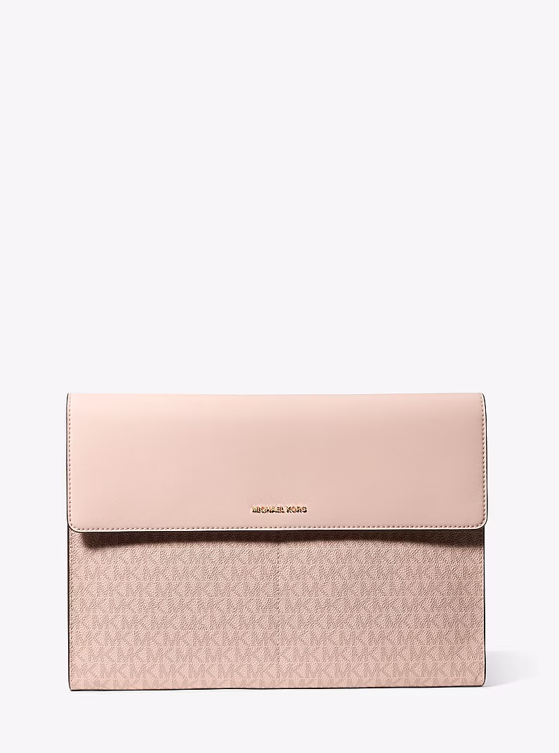Pochette pour ordinateur portable Jet Set à logo Signature