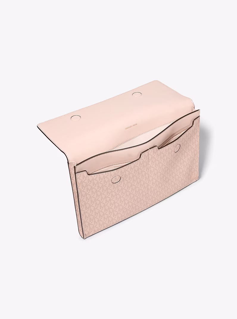 Pochette pour ordinateur portable Jet Set à logo Signature