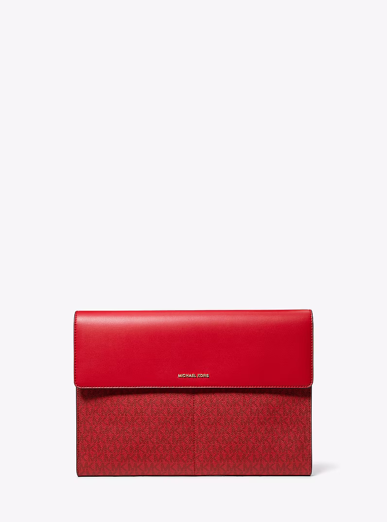 Pochette pour ordinateur portable Jet Set à logo Signature