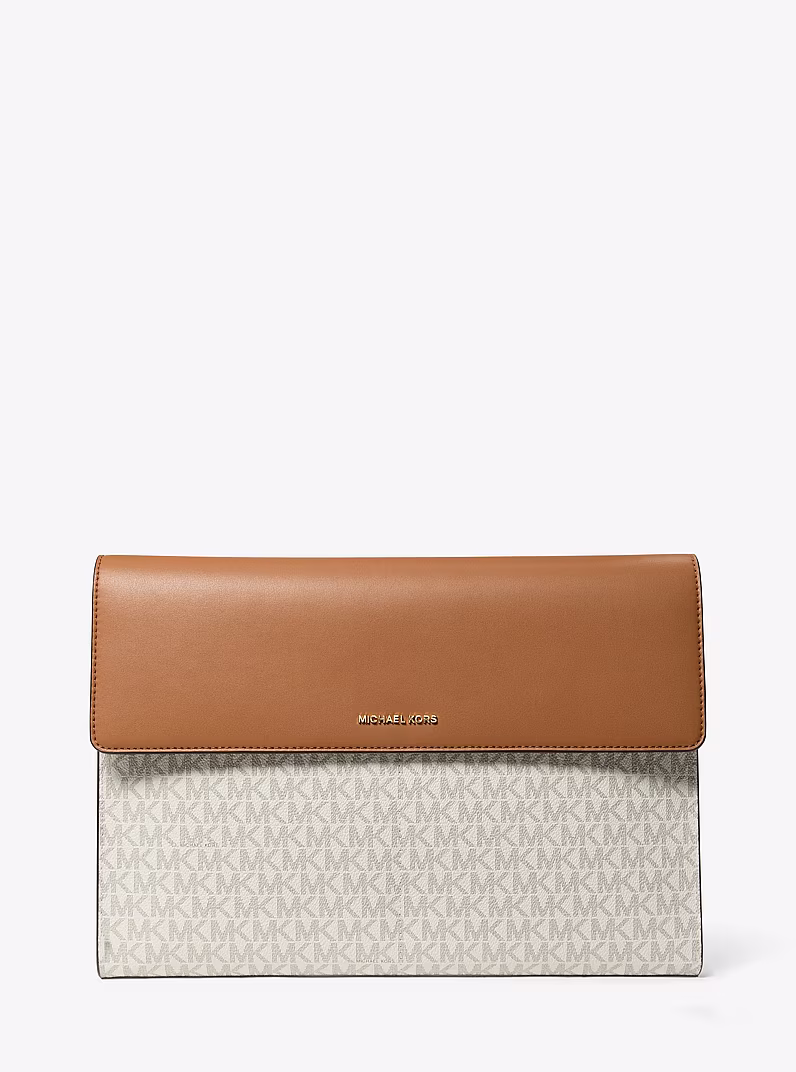 Pochette pour ordinateur portable Jet Set à logo Signature