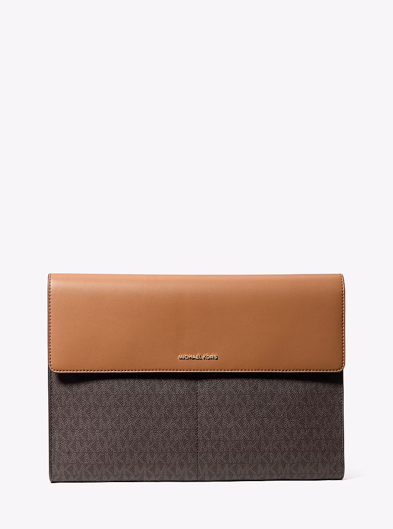 Pochette pour ordinateur portable Jet Set à logo Signature