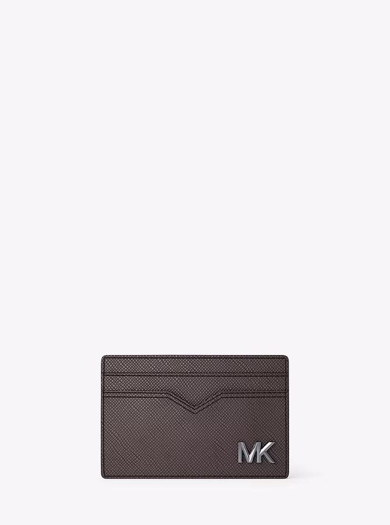 Porte-cartes Edison en cuir saffiano