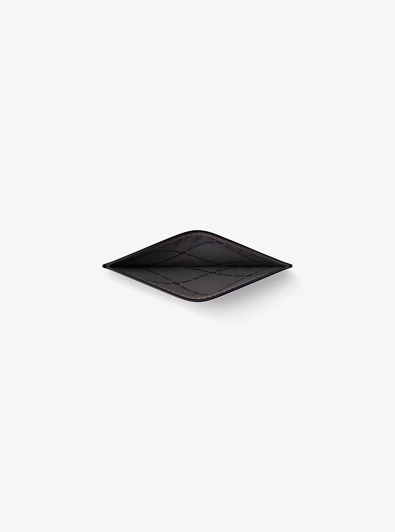 Porte-cartes Edison en cuir saffiano