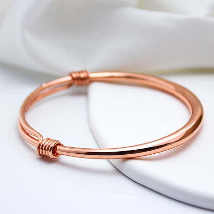 Serene Twist Réz Karkötő