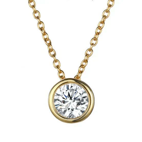 Lunaria Gemmara Birthstone Nyaklánc | Arany