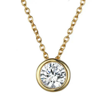Lunaria Gemmara Birthstone Nyaklánc | Arany