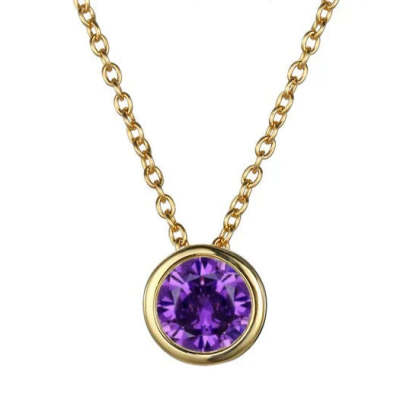 Lunaria Gemmara Birthstone Nyaklánc | Arany