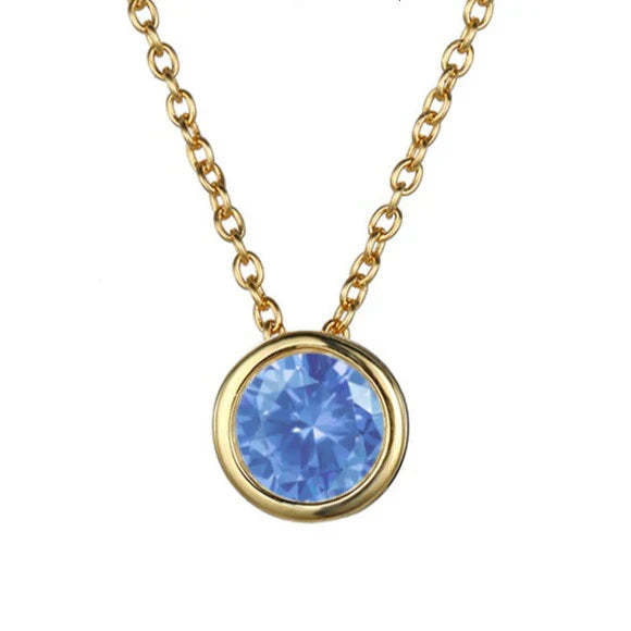 Lunaria Gemmara Birthstone Nyaklánc | Arany