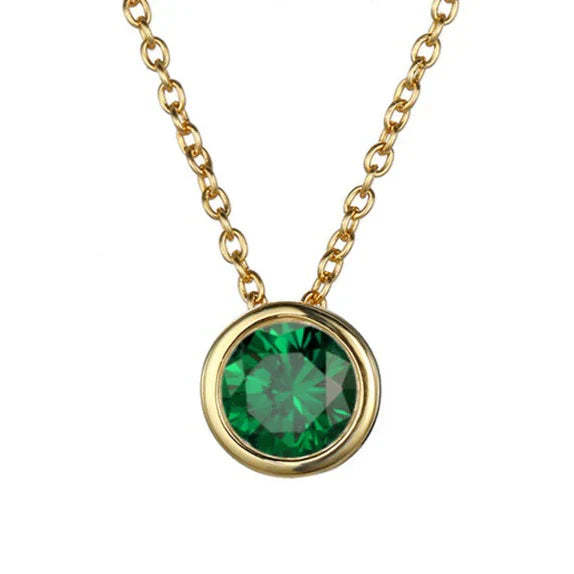 Lunaria Gemmara Birthstone Nyaklánc | Arany