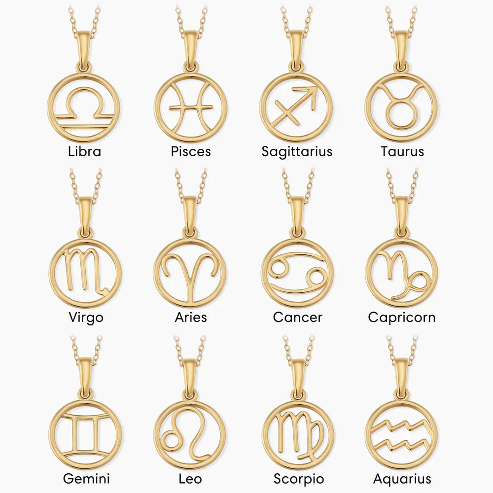 Zodiac sign Nyaklánc | Arany