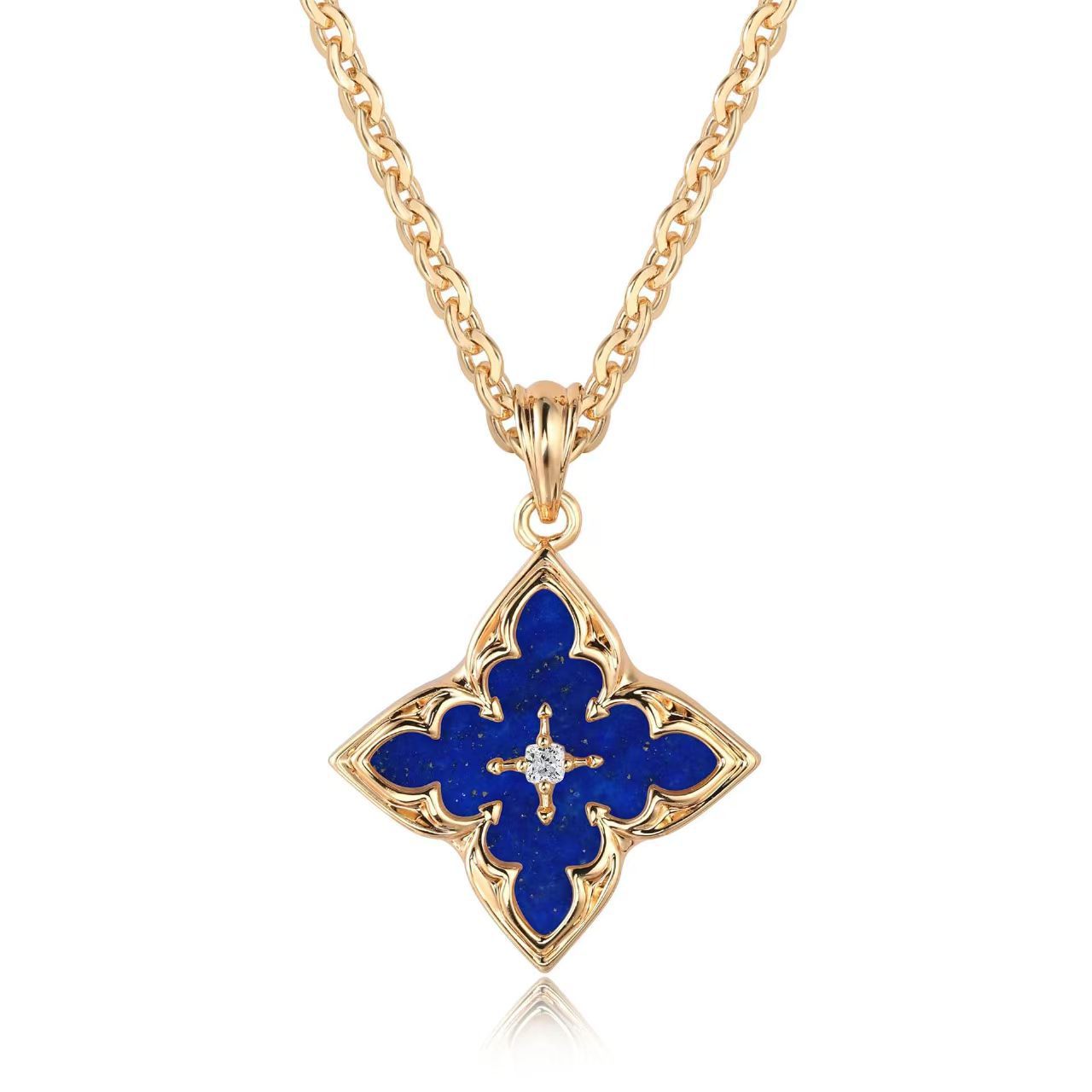 Blue Clover Medál Nyaklánc | Arany
