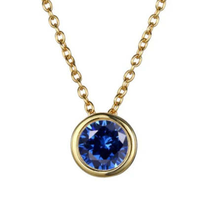 Lunaria Gemmara Birthstone Nyaklánc | Arany
