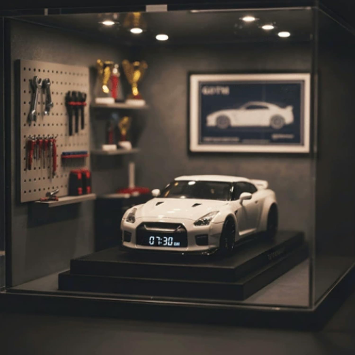 Hypercar Alarm Clock - Realistic Engine and Light Effects