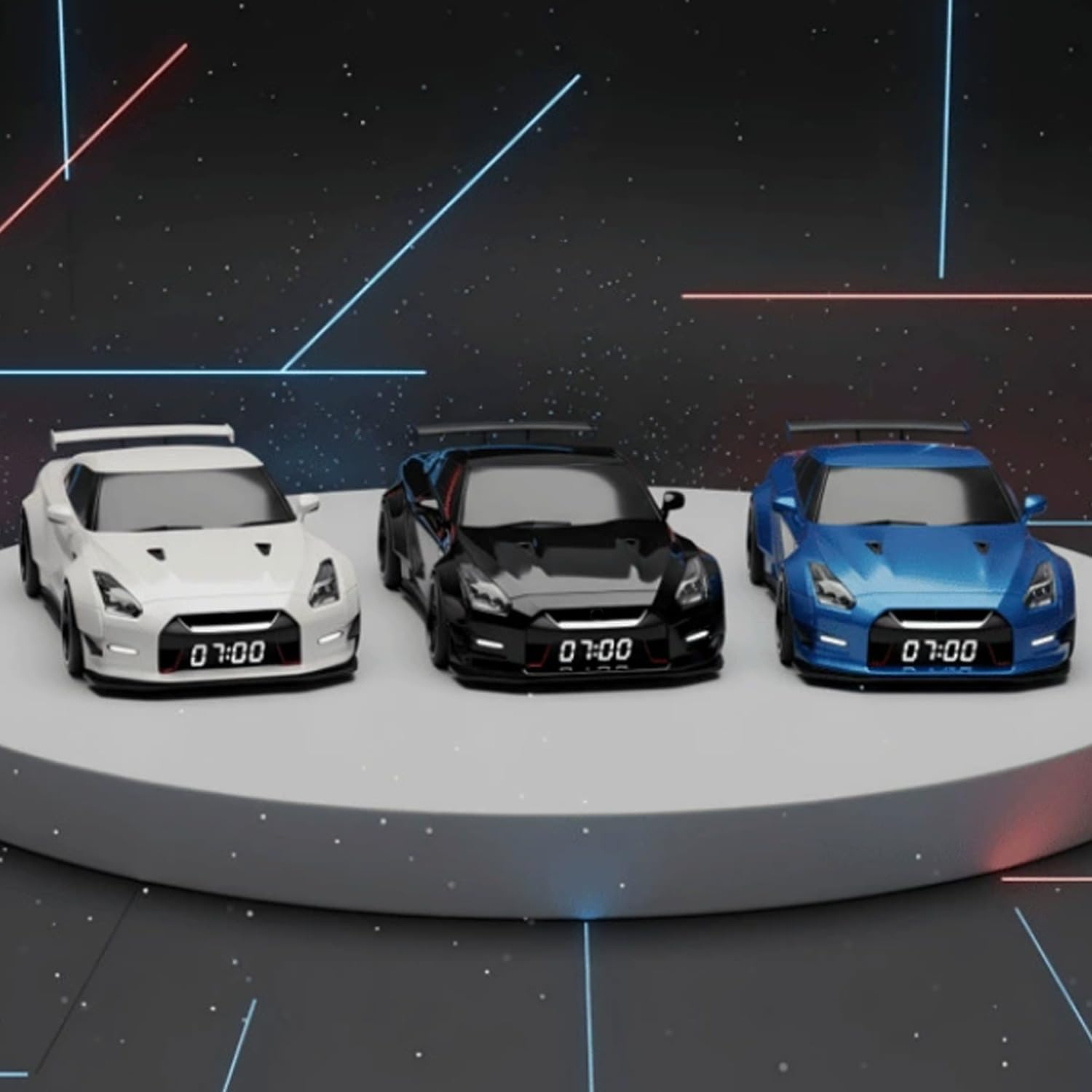 Hypercar Alarm Clock - Realistic Engine and Light Effects