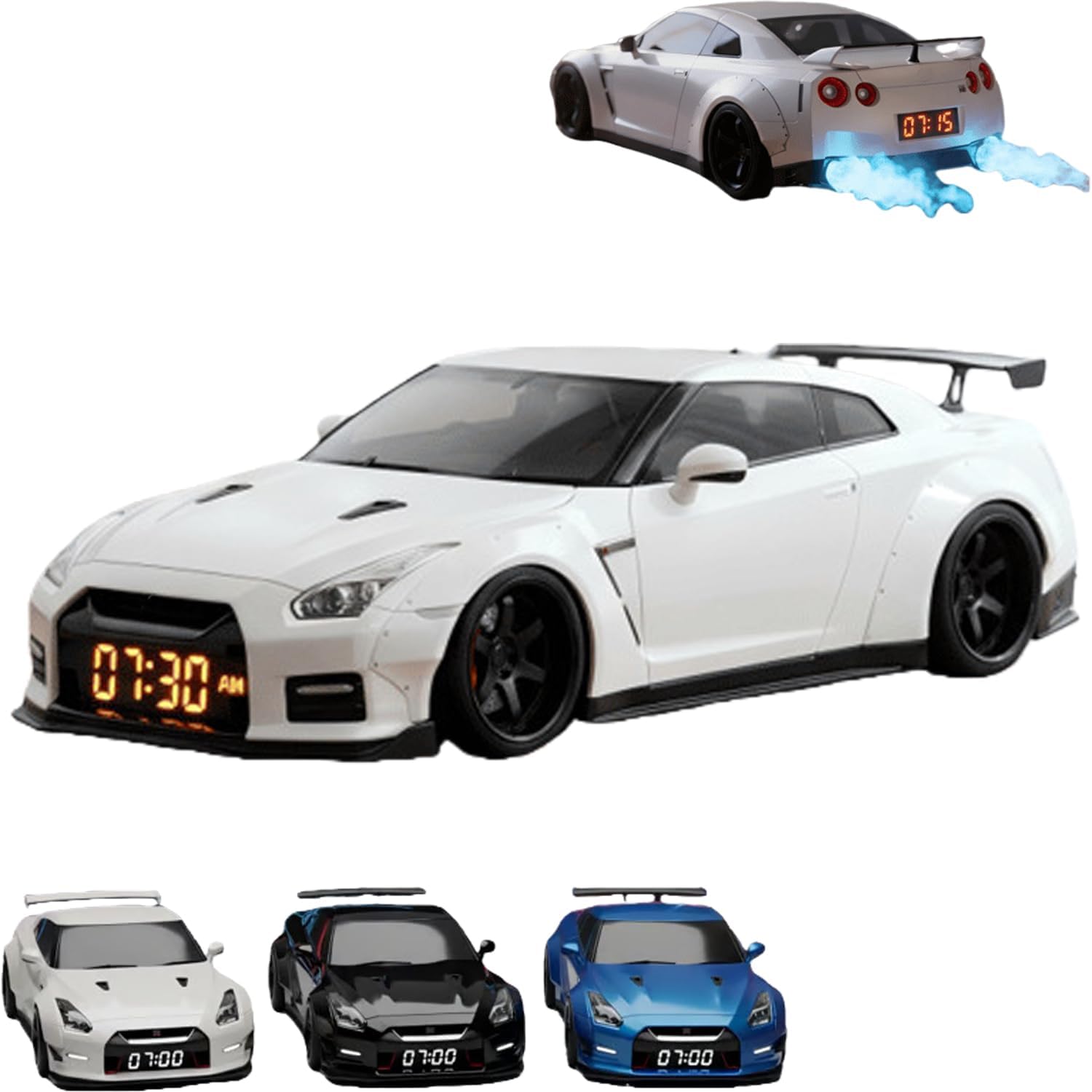 Hypercar Alarm Clock - Realistic Engine and Light Effects