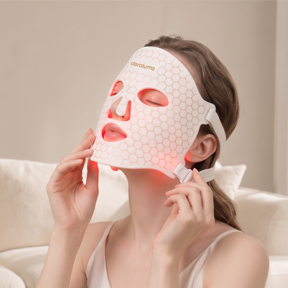 Deralume LED Face Mask Pro – 7-Color Light Therapy for Skincare-