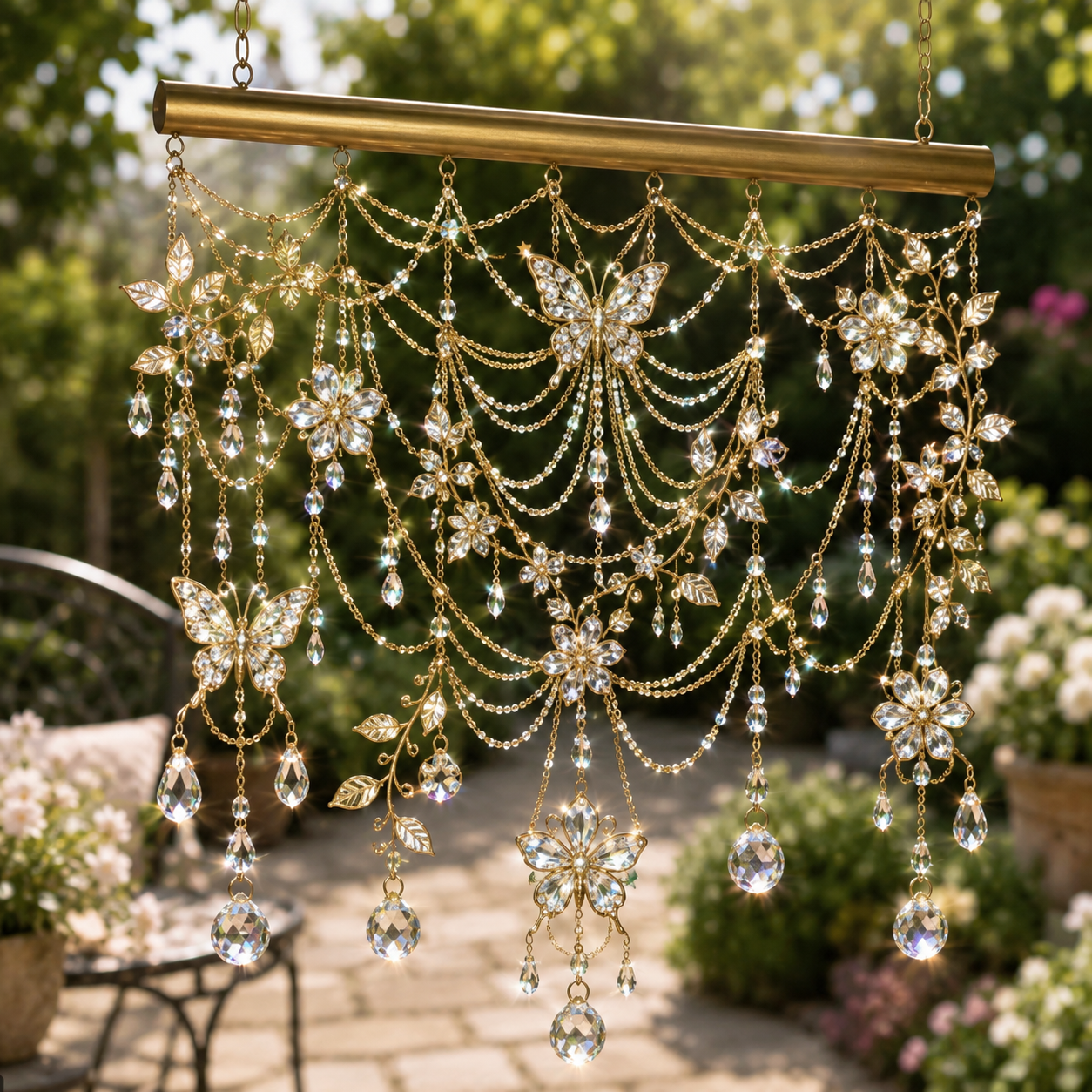 Butterfly Crystal Suncatcher