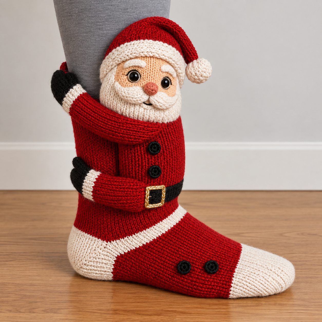 The best gift—3D Christmas Hugging Christmas Socks