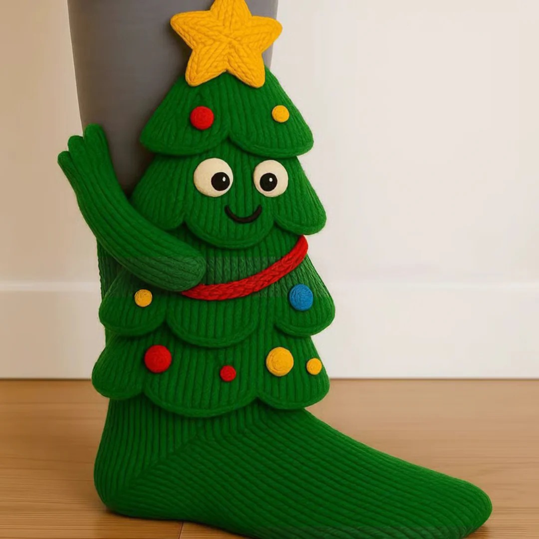 The best gift—3D Christmas Hugging Christmas Socks