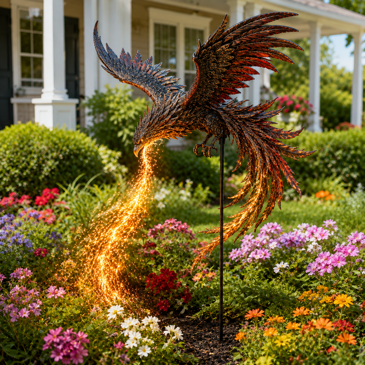🐦‍🔥Solar Powered Phoenix Fire Garden Light Decoration