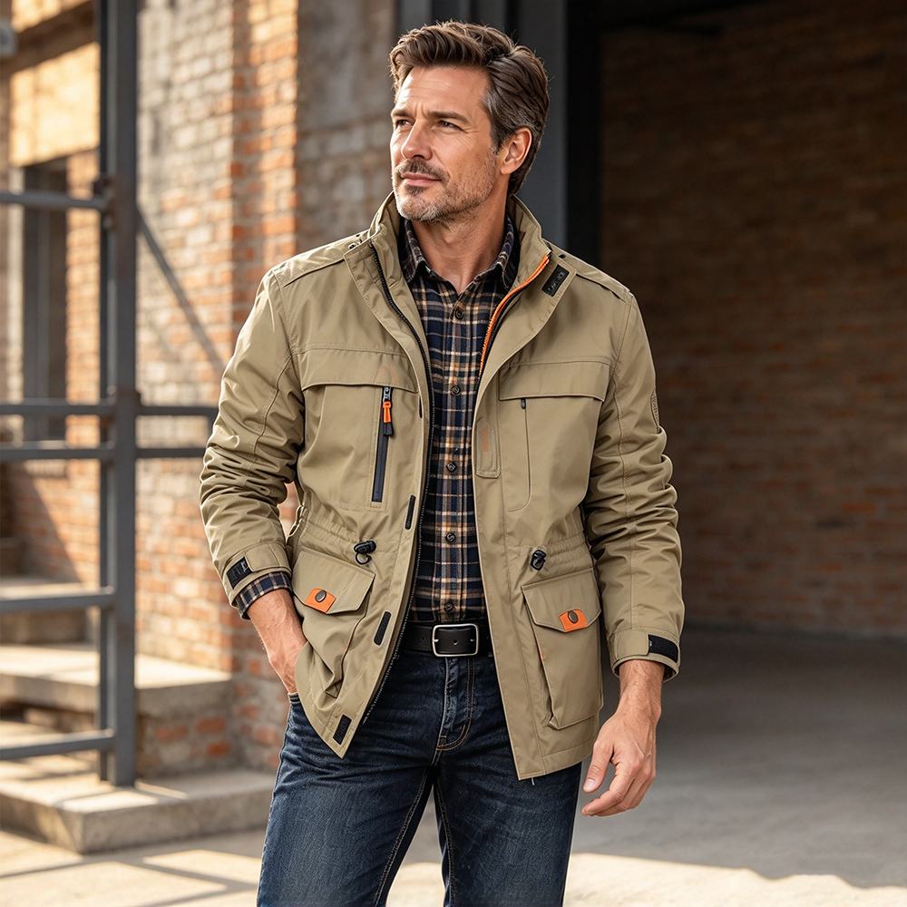 Men's Multi-Pocket Field Jacket