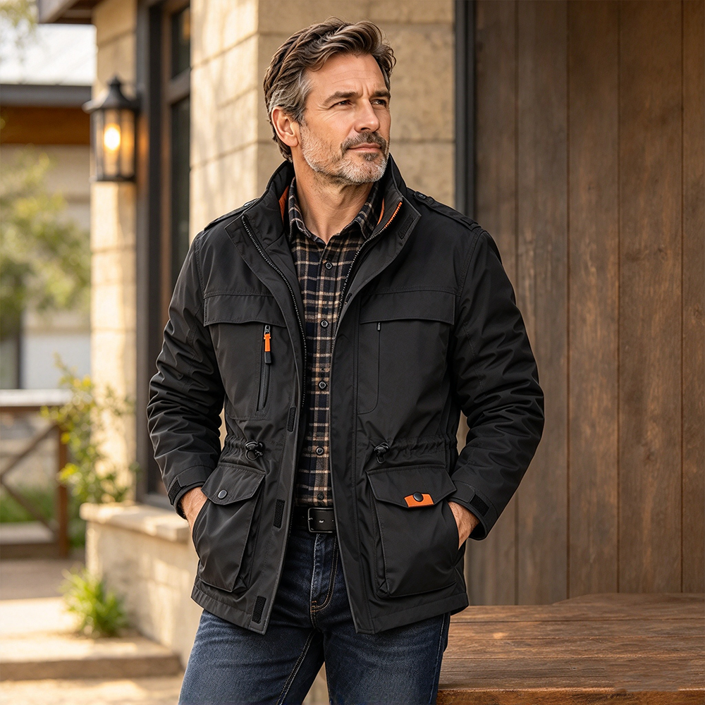 Men's Multi-Pocket Field Jacket