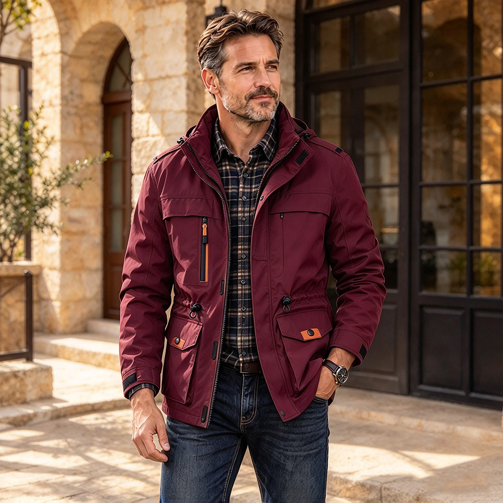 Men's Multi-Pocket Field Jacket