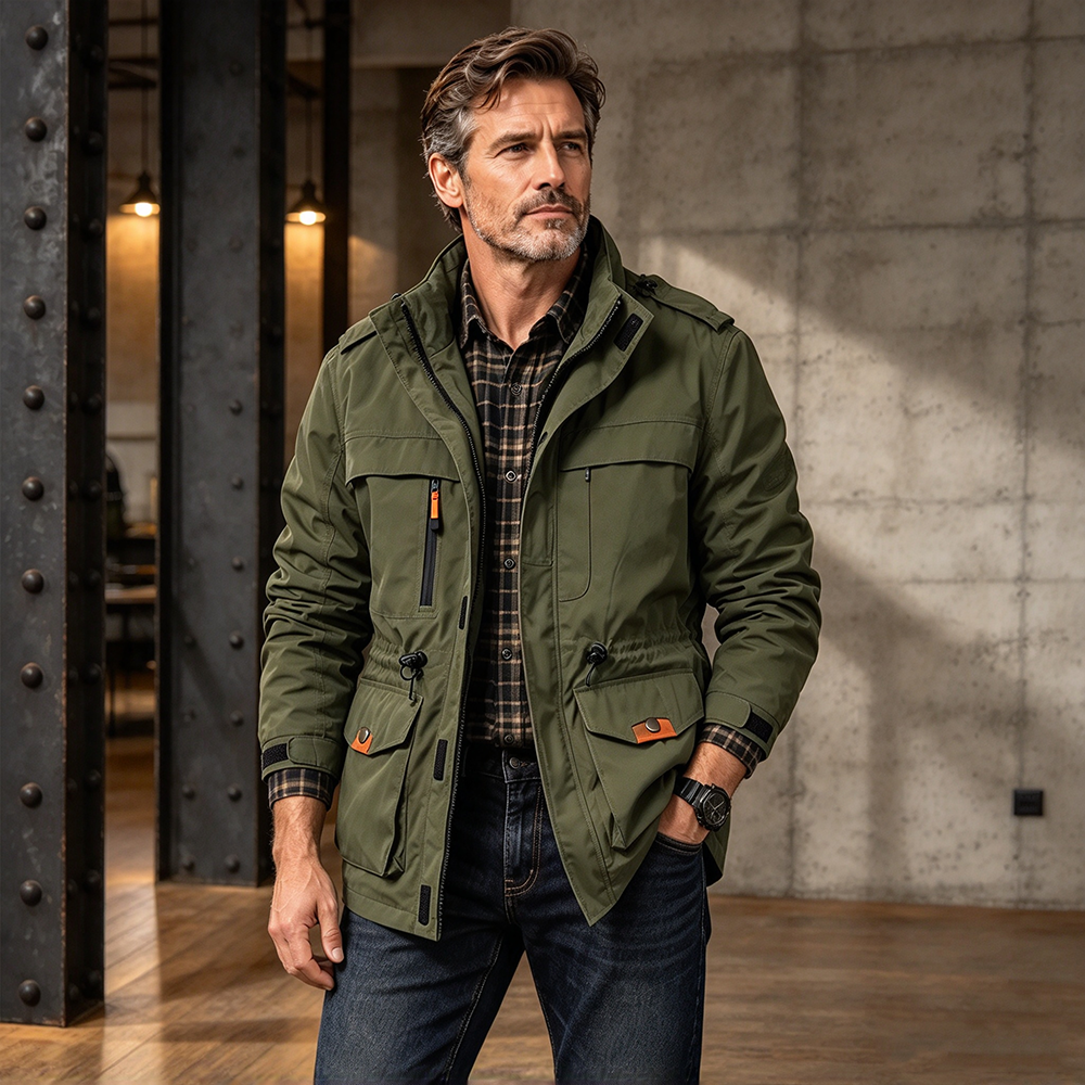 Men's Multi-Pocket Field Jacket