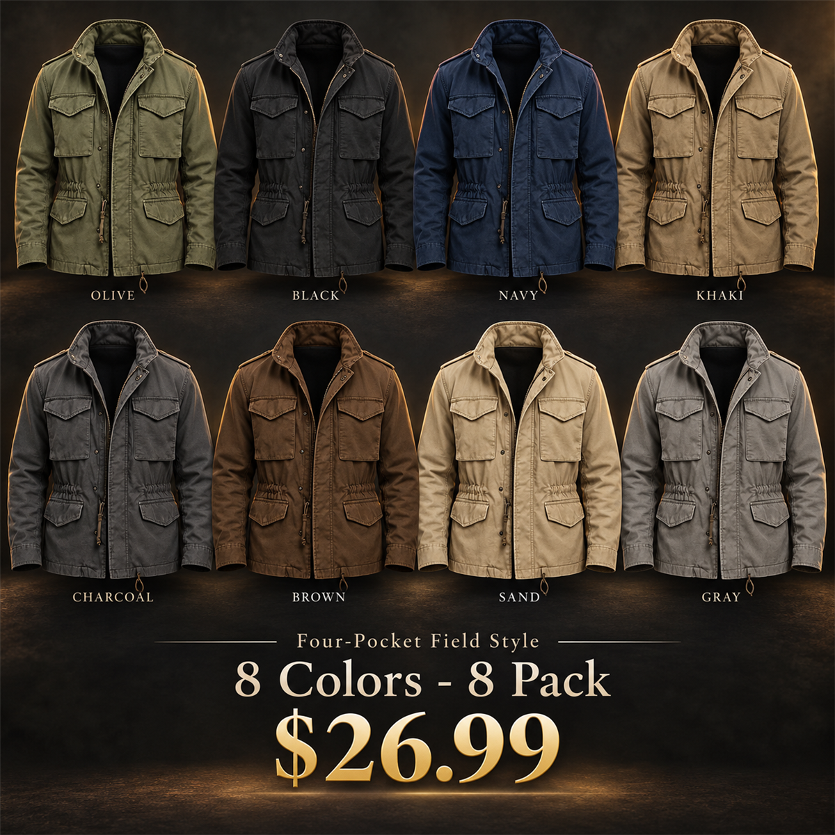Men's Four-Pocket Field Jacket offer - offer-01