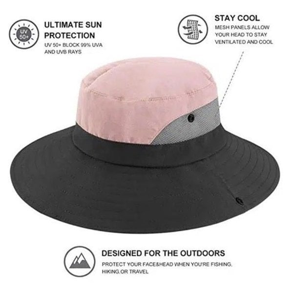 Faltbarer UV-Schutz Sonnenhut – atmungsaktiver Outdoor-Hut für Sommer